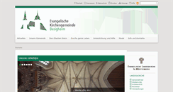 Desktop Screenshot of besigheim-evangelisch.de