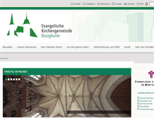 Tablet Screenshot of besigheim-evangelisch.de